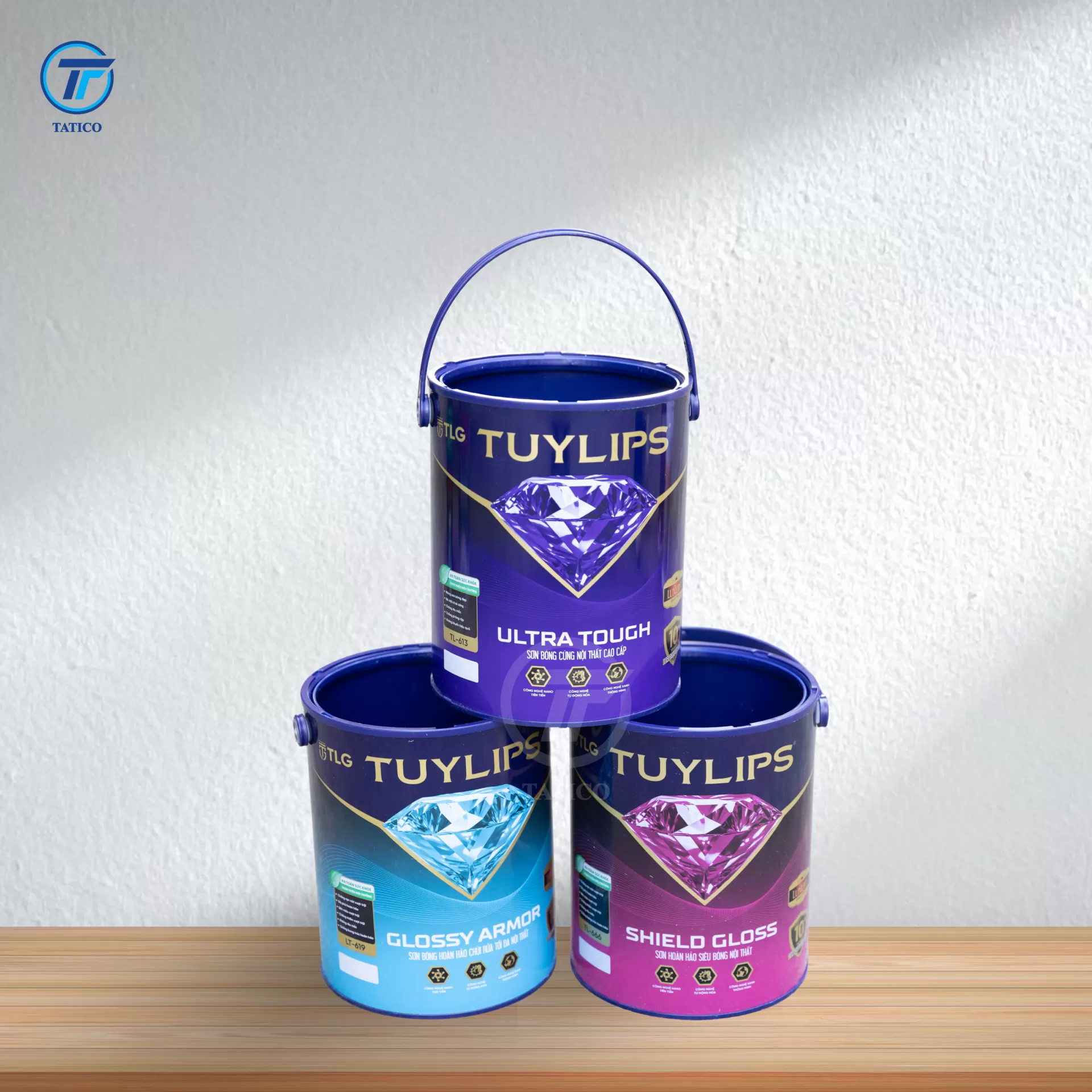 Vỏ thùng sơn nhựa 5l (độc quyền Tatico)